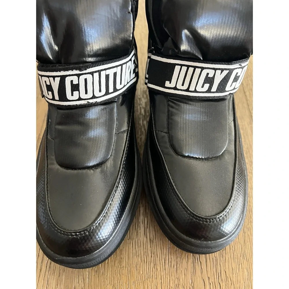 Juicy Couture Veronica Black Winter Platform Puffer Boots Sz  7